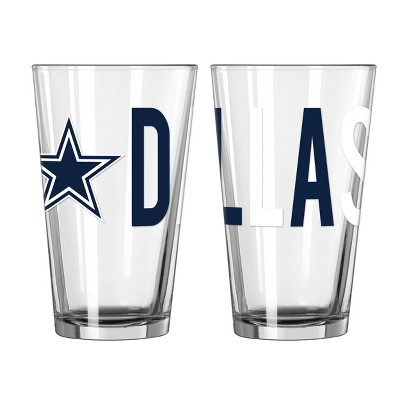 NFL Dallas Cowboys Overtime Pint Glass - 16oz