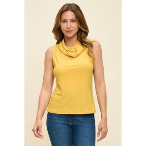 WEST K Women's Maris Cowl Neck Sleeveless Blouse - 1 of 4