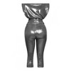I am a Fashion Junky Lose Fit Shimmer Top And Capri Set - 4 of 4