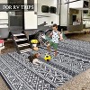 Acekool Reversible Outdoor Rug, Waterproof Plastic Straw Area Rug, Patio & Camping Carpet, Lightweight, Easy Clean, Portable for Deck & Backyard - 3 of 4