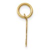 Black Bow Jewelry 14k Yellow Gold Ella Collection Small Fancy Script Initial Pendant A-W - 2 of 4