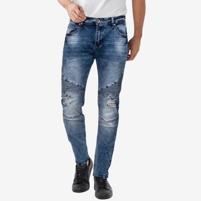 RAW X Men's Stretch Moto Jeans(Big and Tall)