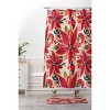Avenie Abstract Floral Poinsettia Red Memory Foam Bath Mat - Deny Designs - 4 of 4