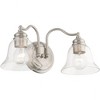 Livex Lighting Moreland 2 - Light Vanity in  Brushed Nickel - 2 of 4