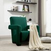 Hyleory 29.1'' Modern Accent Chair, Upholstered Lamb Fleece Adirondack Armchair for Living Room Makeup Room Bedroom - 2 of 4