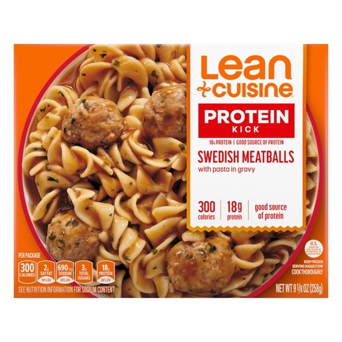 Lean Cuisine Frozen Protein Kick Swedish Meatballs - 9.125oz : Target