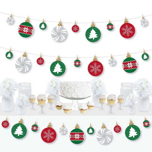 Holiday Mini Ornaments and Banner Knit Kit – One Big Happy