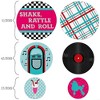 Big Dot of Happiness 50's Sock Hop - 1950s Party Giant Circle Confetti - Rock N Roll Party Decorations - Large Confetti 27 Count - 2 of 4