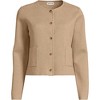 Lands' End Women's Fine Gauge Cotton Milano Blazer Sweater - 3 of 3