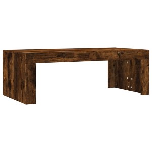 vidaXL Coffee Table Smoked Oak Engineered Wood Medium Minimalistic - 1 of 4