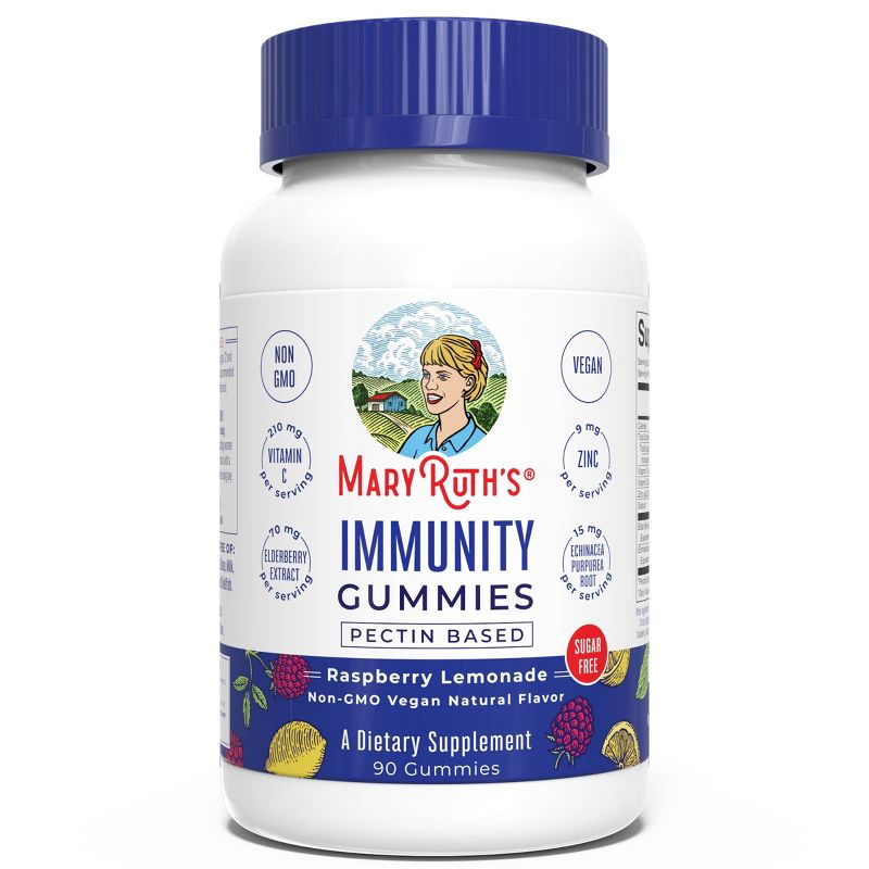 MaryRuth&#39;s Sugar Free Immunity Vegan Gummies - 90ct, 1 of 8