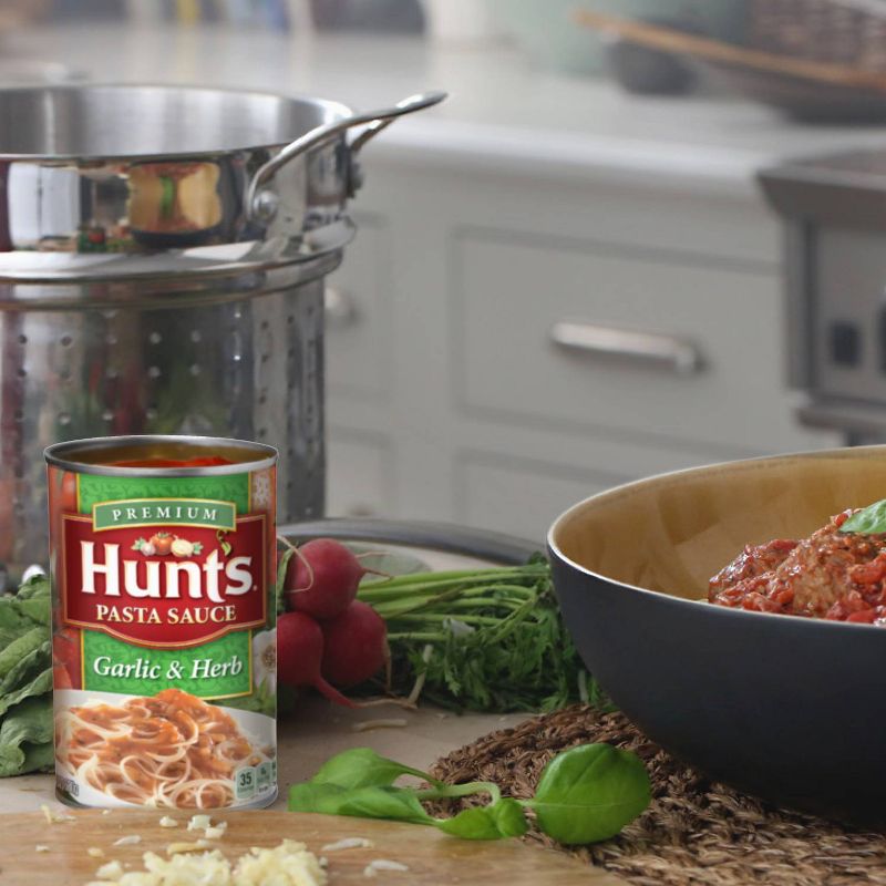 Hunt&#39;s Classic Italian Garlic &#38; Herb Spaghetti Sauce - 24oz, 3 of 5