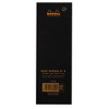 Rhodia Staplebound Notepad - Lined 80 sheets - 3 x 8 1/4 - Black cover - 3 of 3