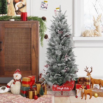 Pre-Lit Christmas Tree –LED Lights with 8 Modes for Home/Office