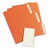 Avery Print or Write File Folder Labels 11/16 x 3 7/16 White/Yellow Bar 252/Pack 05209 - 2 of 4
