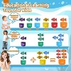 27-Piece Cloth Fishing Game with Stacking Cups, Sorting and Stacking Toy for Toddlers Ages 1-3 - 4 of 4
