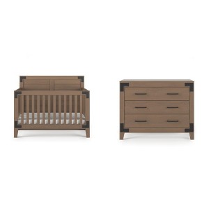 Child Craft Lucas Crib and Dresser Nursery Set, 2-Piece, Includes 4-in-1 Convertible Crib and 3-Drawer Dresser - 1 of 4