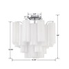 Crystorama Lighting Addis 4 - Light Flush Mount in  Polished Chrome - 3 of 4