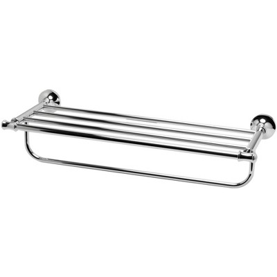 ALFI AB9583 Polished Chrome 23 inch Towel Bar & Shelf Bathroom Accessory