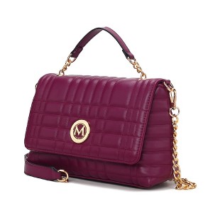 MKF Collection Lola Quilted Vegan Leather Women’s Shoulder Bag by Mia K - 1 of 4