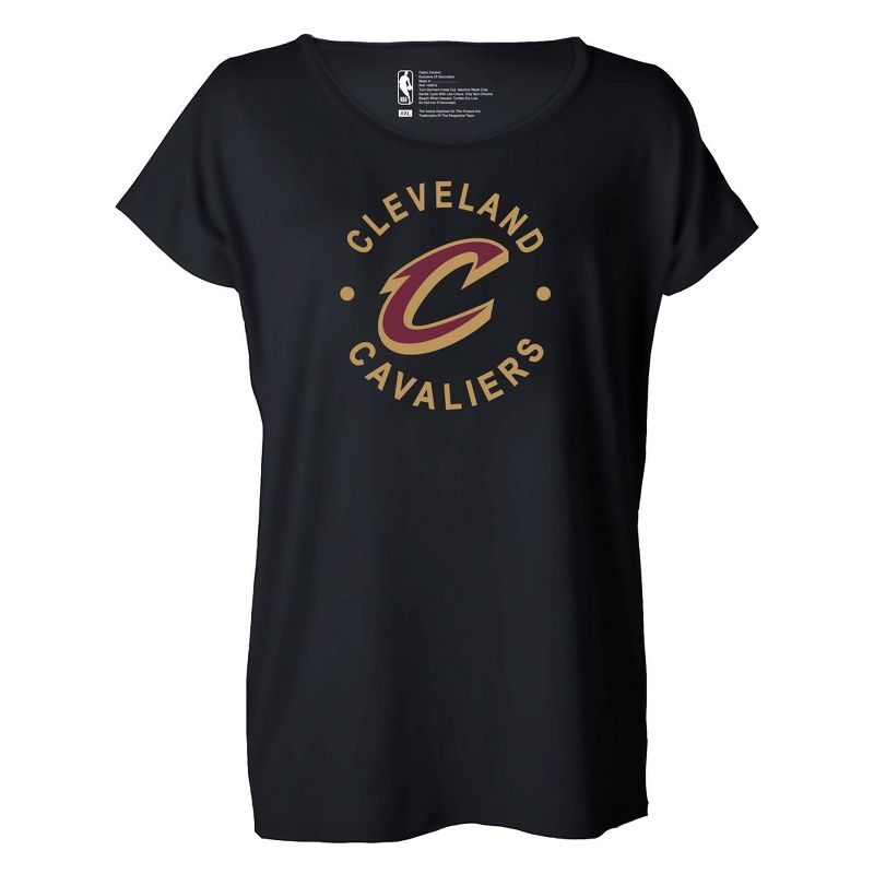 NBA Cleveland Cavaliers Women&#39;s Dolman Short Sleeve T-Shirt, 1 of 5
