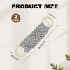 Unique Bargains Woven Cotton Rope Wooden Rings Handmade Towel Rings - 2 of 4
