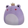 Squishmallows 16" Francine Purple Frog with Heart Cheeks Large Plush - 4 of 4