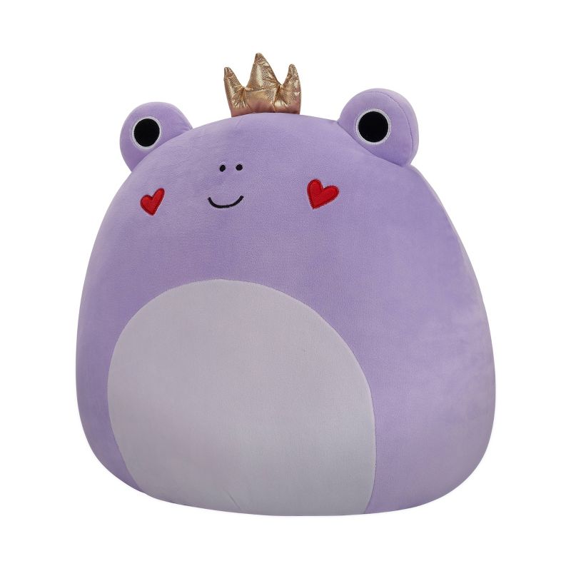 Squishmallows 16&#34; Francine Purple Frog with Heart Cheeks Large Plush, 5 of 11