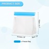 Unique Bargains Reusable Leakproof Zip PEVA Freezer Food Storage Bags 2 Pcs - 2 of 4