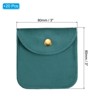 Unique Bargains Velvet Portable Rings Necklace Bracelet Earring Snap Button Storage Jewelry Pouch 20 Pcs - 2 of 4