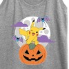Women's - Pokémon - Pikachu Pumpkin With Moon Graphic Racerback Tank - 2 of 4