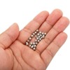 Unique Bargains Metal Round Jewelry Making Gold Filled Spacer Beads 100 Pcs - 4 of 4