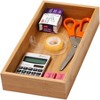 YBM HOME Bamboo Drawer Organizer Storage Box for Kitchen Drawer, Junk Drawer, Office, Bedroom, Children Room, Craft, Sewing, and Bathroom, Pack of 2 - 2 of 4