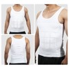 Unique Bargains Men Body Slimming Tummy Shaper Underwear Stretch Shapewear Waist Girdle Shirt Nylon - 2 of 4