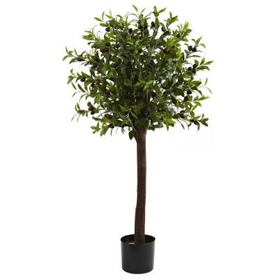 Nearly Natural 4.5’ Olive Artificial Tree : Target