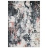 Washable Modern Abstract Rug Non Slip Low Pile Rug Soft Contemporary Throw Floor Cover Foldable Indoor Carpet for Living Room Bedroom - 3 of 4