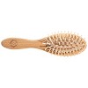 Baby Hair Brush and Comb Set for Newborn – Wooden Baby Brush with Soft Goat Bristle, Cradle Cap Brush for Newborns Infant, Toddlers, Eco-Friendly - 4 of 4