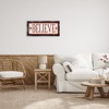 Stupell Industries Believe Red Christmas Phrase, 25" x 11" - 2 of 4