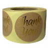 Great Papers! Foil Thank You Stickers on Kraft Paper 1.57" 250 per roll (24261429) 2017012 - 3 of 4