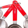 Berghoff 4pc Stainless Steel Measuring Cups, Pp Cover Handles, Silver, Red  : Target