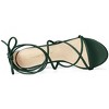 Allegra K Women's Casual Strappy Ankle Straps Lace Up Chunky Heel Sandals - 4 of 4