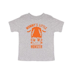 The Juniper Shop Mommy's Little Monster Girl Kids Short Sleeve Tee - 1 of 2