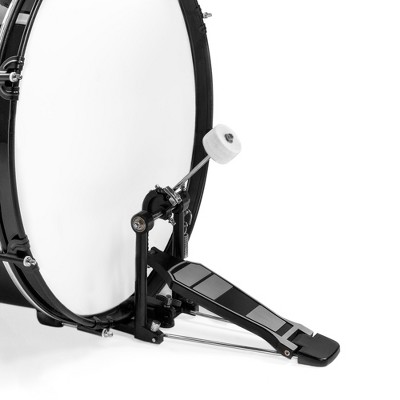 Best Choice Products Brandclub Best Choice Products 5 Piece Beginner Drum Set w Snare Bass Toms Cymbal Hi Hat Sticks Chair Drum Pedal Black