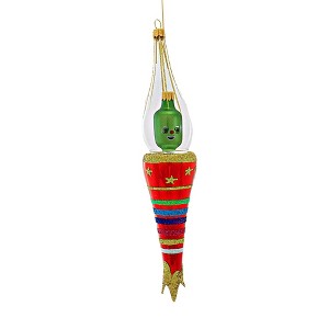 Italian Ornaments 3.75 In Outer Space Bound Spaceship Holiday Sbk Exclusive Tree Ornaments - 1 of 3