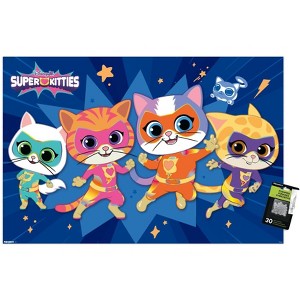 Trends International Disney Jr. SuperKitties (2023) - Heroes Unframed Wall Poster Prints - 1 of 4