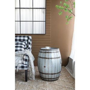Sapphtopaz Outdoor End Table Modern Outdoor End Table Outdoor Side Table, Patio Table Small Table for Backyard, Balcony, Porch - 1 of 4