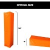 Markwort Football Pylons – Set of 4 – Orange End Zone & Goal Line Markers for Field Visibility - 3 of 4