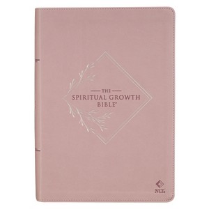 Nlt, the Spiritual Growth Bible Faux Leather, Lavender - (Leather Bound) - 1 of 1