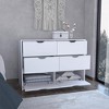 NicBex 6-Drawer Bedroom Dresser,Modern Dressers with Cut-Out Handles ,Chest of Drawers for Living Room,Dining Room,Hallway - 2 of 4