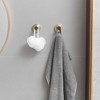 BWE 3-Piece Bath Hardware Set with Towel Ring and 2pcs Towel Hooks and Mounting Hardware Wall Mount - image 2 of 4